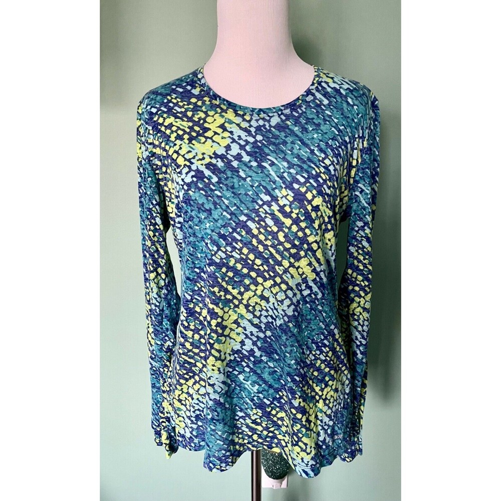 Colorful Saucony long sleeve running shirt - large